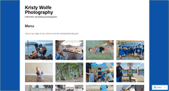 Desktop Screenshot of kristywolfephotography.com